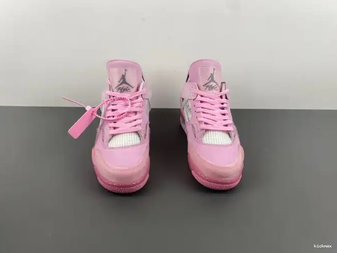 Cheap JORDAN OFF-WHITE X 4 PINK 0525